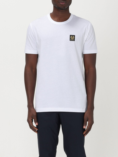 Shop Belstaff T-shirt  Men Color White