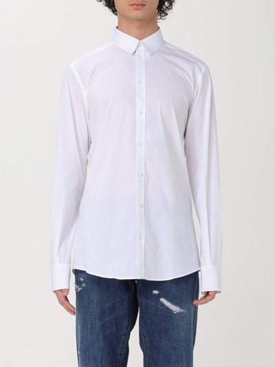 Shop Dolce & Gabbana Shirt  Men Color White