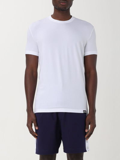 Shop Dsquared2 Underwear T-shirt  Men Color White