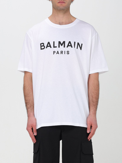 T恤 BALMAIN 男士 颜色 白色