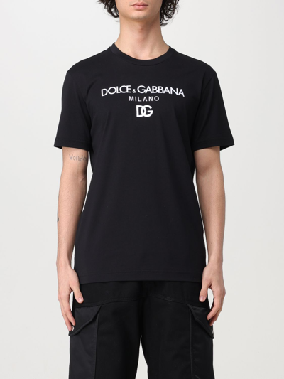 Dolce & Gabbana Cotton T-shirt In Black
