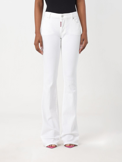 Shop Dsquared2 Jeans  Woman Color White