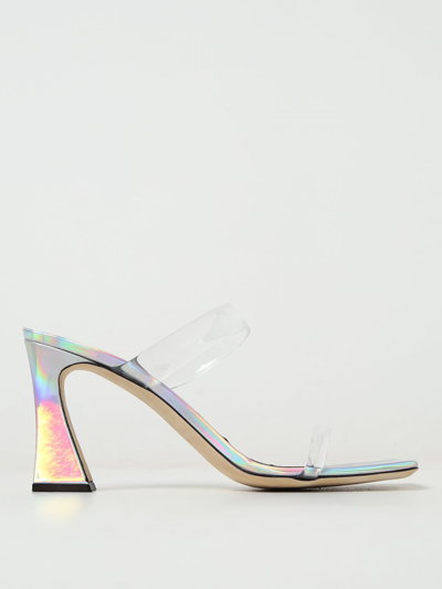 Shop Giuseppe Zanotti Heeled Sandals  Woman Color Silver