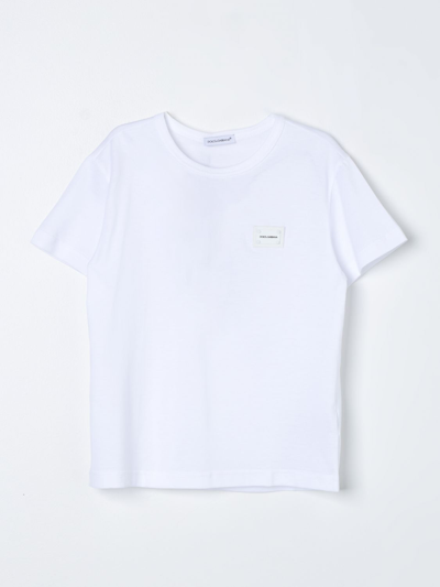 Shop Dolce & Gabbana T-shirt  Kids Color White