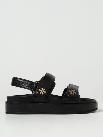 Tory Burch Flat Sandals  Woman Color Black In Black
