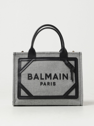 Shop Balmain Tote Bags  Woman Color Black