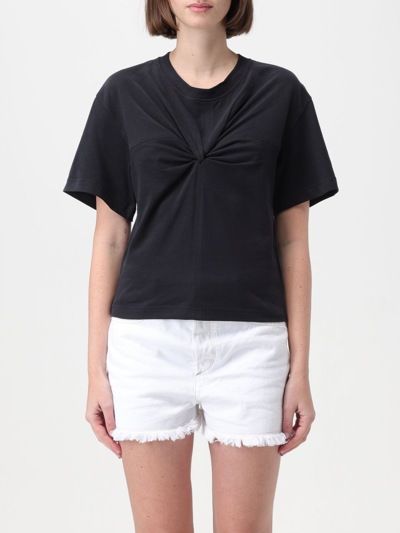 Shop Isabel Marant T-shirt  Woman Color Black