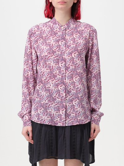 Shop Isabel Marant Shirt  Woman Color Violet