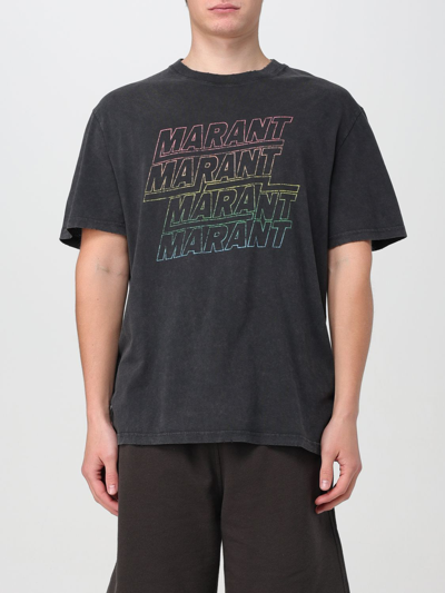 Shop Isabel Marant T-shirt  Men Color Black