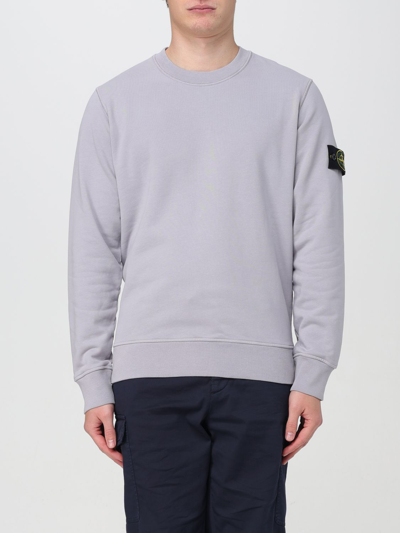 Shop Stone Island Sweatshirt  Men Color Grey 1