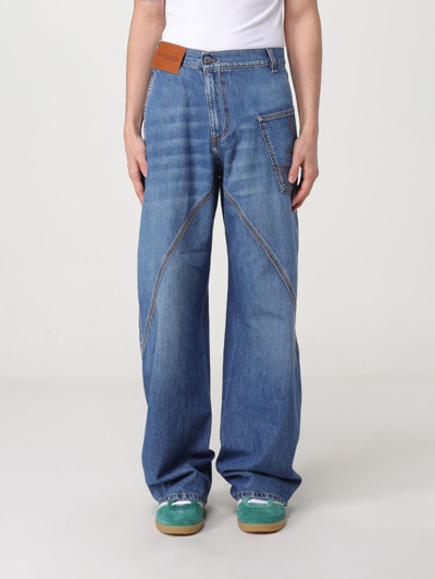 Shop Jw Anderson Jeans  Men Color Denim