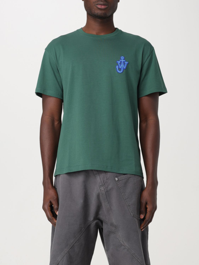 Shop Jw Anderson T-shirt  Men Color Green
