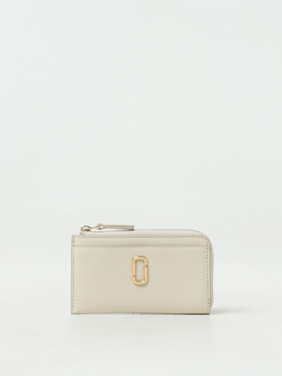 Shop Marc Jacobs Leather Wallet In White