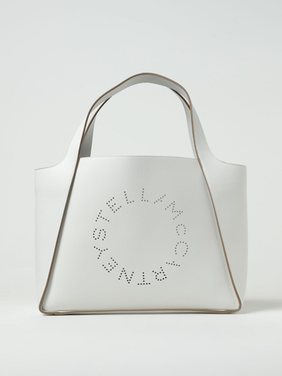 Shop Stella Mccartney Tote Bags  Woman Color White