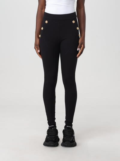 Shop Balmain Pants  Woman Color Black