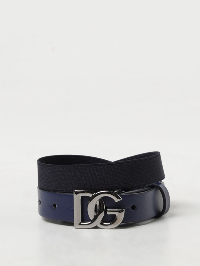 Shop Dolce & Gabbana Belt  Kids Color Blue