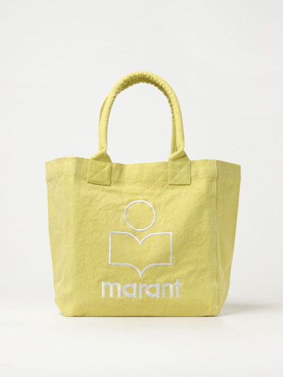 Shop Isabel Marant Tote Bags  Woman Color Yellow