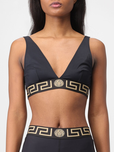 Shop Versace Swimsuit  Woman Color Black