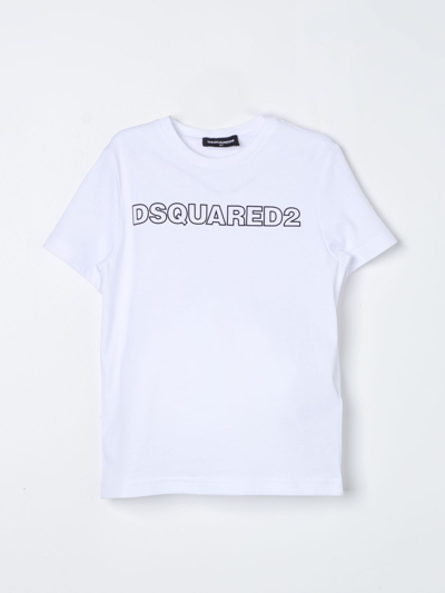 Dsquared2 Junior T-shirt Dsquared2 Kids Color White In White