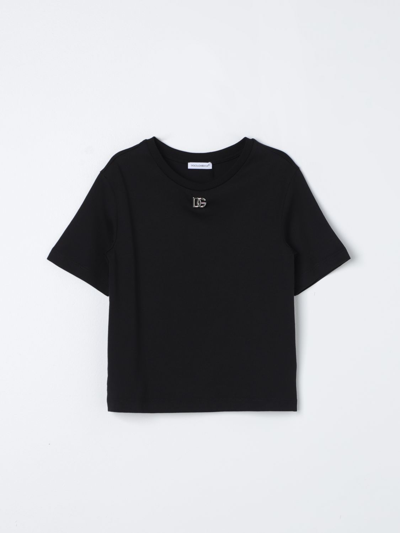 Dolce & Gabbana T-shirt  Kids Color Black In Black