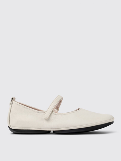 Camper Ballet Flats  Woman Color White In White