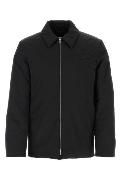 Shop Ferragamo Salvatore  Zipped Jacket In Black