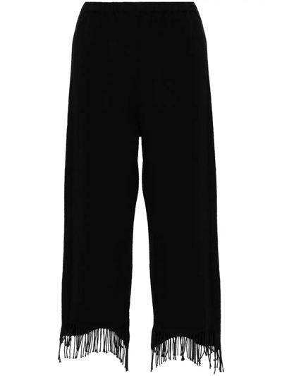 Shop By Malene Birger Mirabellas High-waist Trousers In Black  