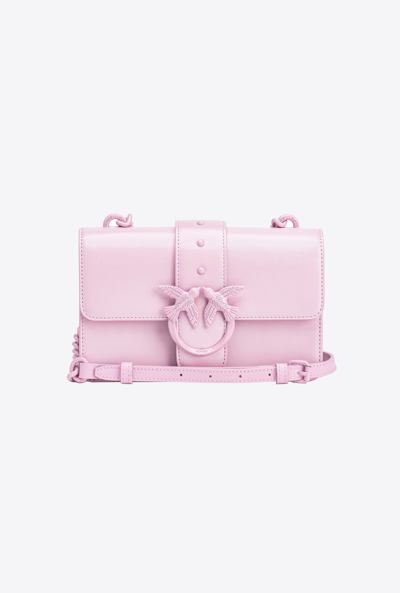 Shop Pinko Mini Love Bag One Simply In Lilac-colour-block