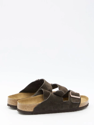 Shop Birkenstock Arizona Bs Sandals In Brown