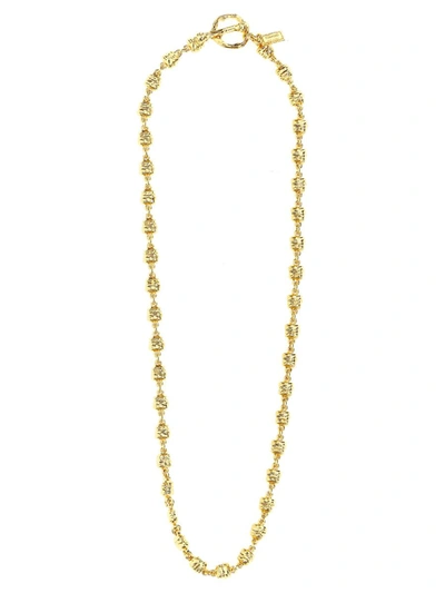 Shop Tom Ford Vintage Effect Necklace In Gold