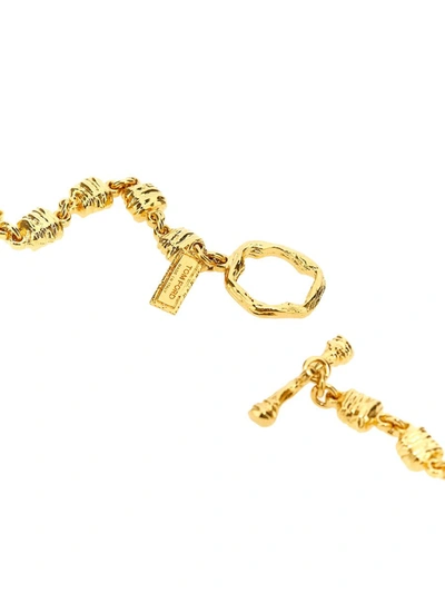 Shop Tom Ford Vintage Effect Necklace In Gold