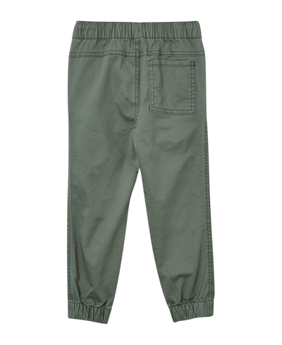 Shop Cotton On Toddler And Little Boys Will Cuffed Chino Pants In Swag Green