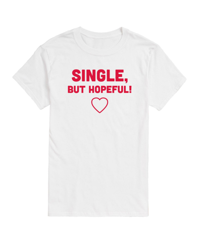 Shop Airwaves Men's Valentines Day Short Sleeve T-shirt In White