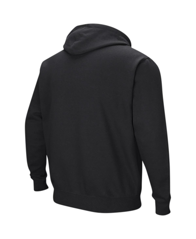 Colosseum Black Stanford Cardinal Double Arch Pullover Hoodie In Black