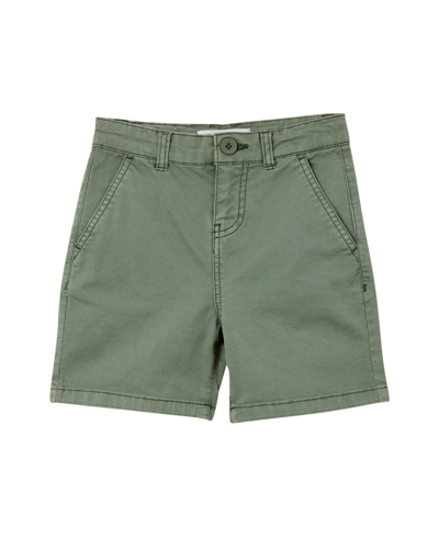 Shop Cotton On Toddler And Little Boys Will Chino Shorts In Swag Green