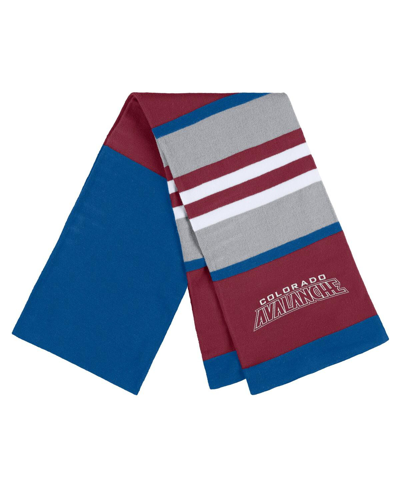 Wear By Erin Andrews Women's  Colorado Avalanche Stripe Glove And Scarf Set In Multi