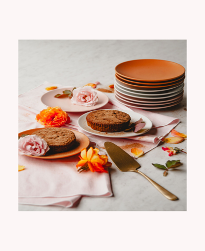 Year & Day Pie Server In Matte Gold