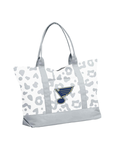 Shop Logo Brands Women's St. Louis Blues Leopard Pattern Tote In Multi