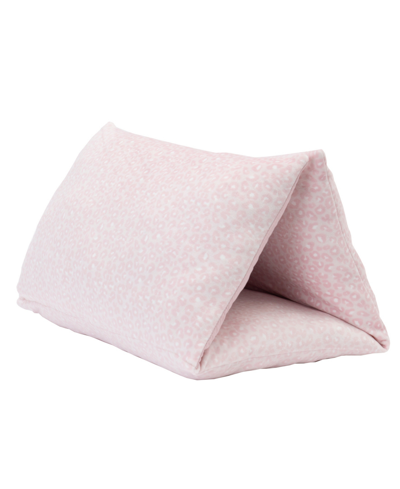 Shop Brookstone Hug'zzz Removable Heated Gel Pack Pillow, 30 X 15 In Blush Mini Cheeta