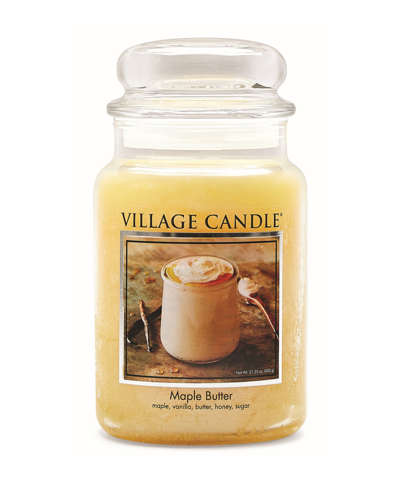 Shop Village Candle Maple Butter In Cream