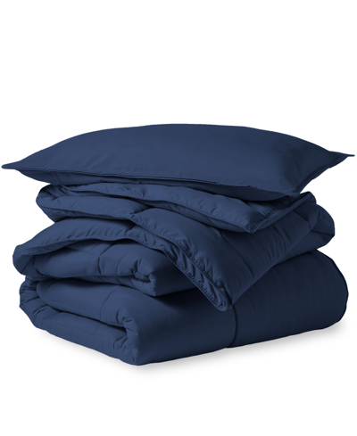 Shop Bare Home Down Alternative Comforter Set, Twin/twin Xl In Navy