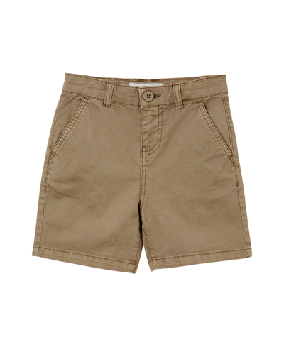 Shop Cotton On Toddler And Little Boys Will Chino Shorts In Washed Stone