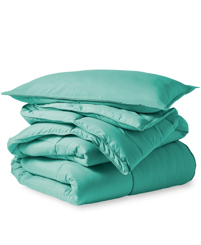 Shop Bare Home Down Alternative Comforter Set, Twin/twin Xl In Turquoise