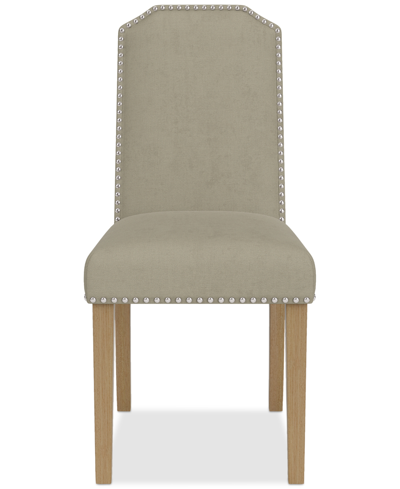 Shop Macy's Hinsen 8pc Dining Chair Set In Ivory
