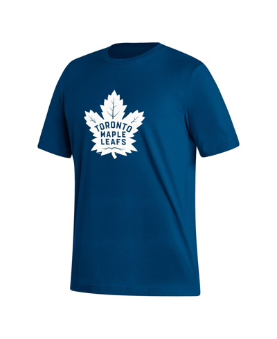 Shop Adidas Originals Men's Adidas Auston Matthews Blue Toronto Maple Leafs Fresh Name And Number T-shirt