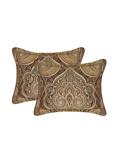 Five Queens Court Bordeaux 4 Pc. Comforter Set, Queen In Crimson