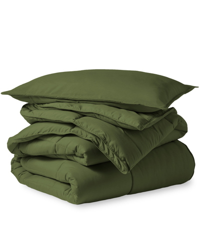 Shop Bare Home Down Alternative Comforter Set, Twin/twin Xl In Green