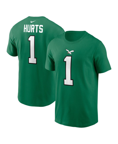 Nike Big Boys  Jalen Hurts Kelly Green Philadelphia Eagles Player Name And Number T-shirt In Kelly Green