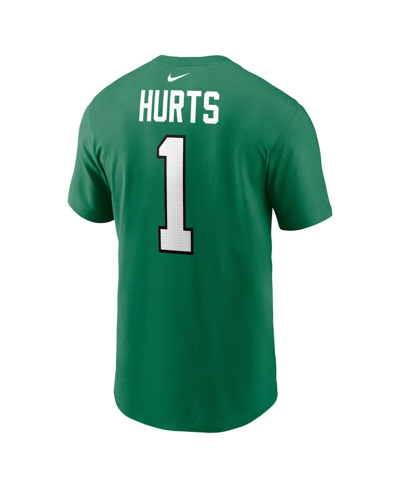 Shop Nike Big Boys  Jalen Hurts Kelly Green Philadelphia Eagles Player Name And Number T-shirt