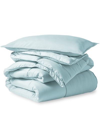 Shop Bare Home Down Alternative Comforter Set, Twin/twin Xl In Baby Blue